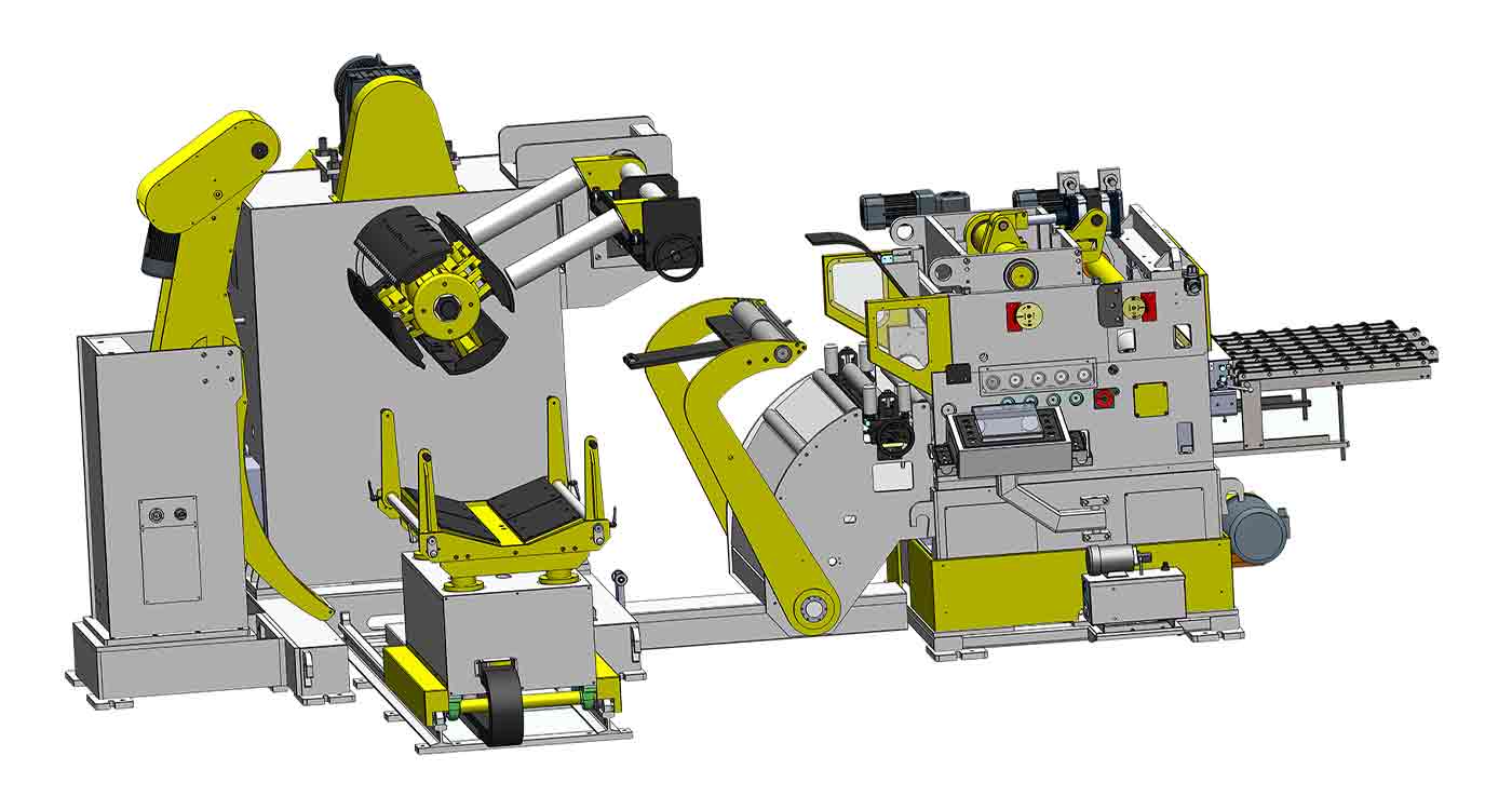 NCDSF2A 3 in 1 Decoiler Straightener Feeder (0.5~4.5)