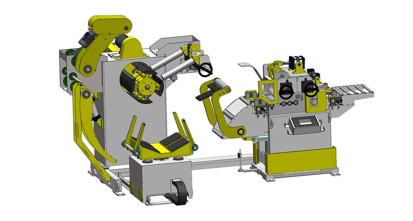 NCDSF2B 3 in 1 Decoiler Straightener Feeder (0.5~4.5)
