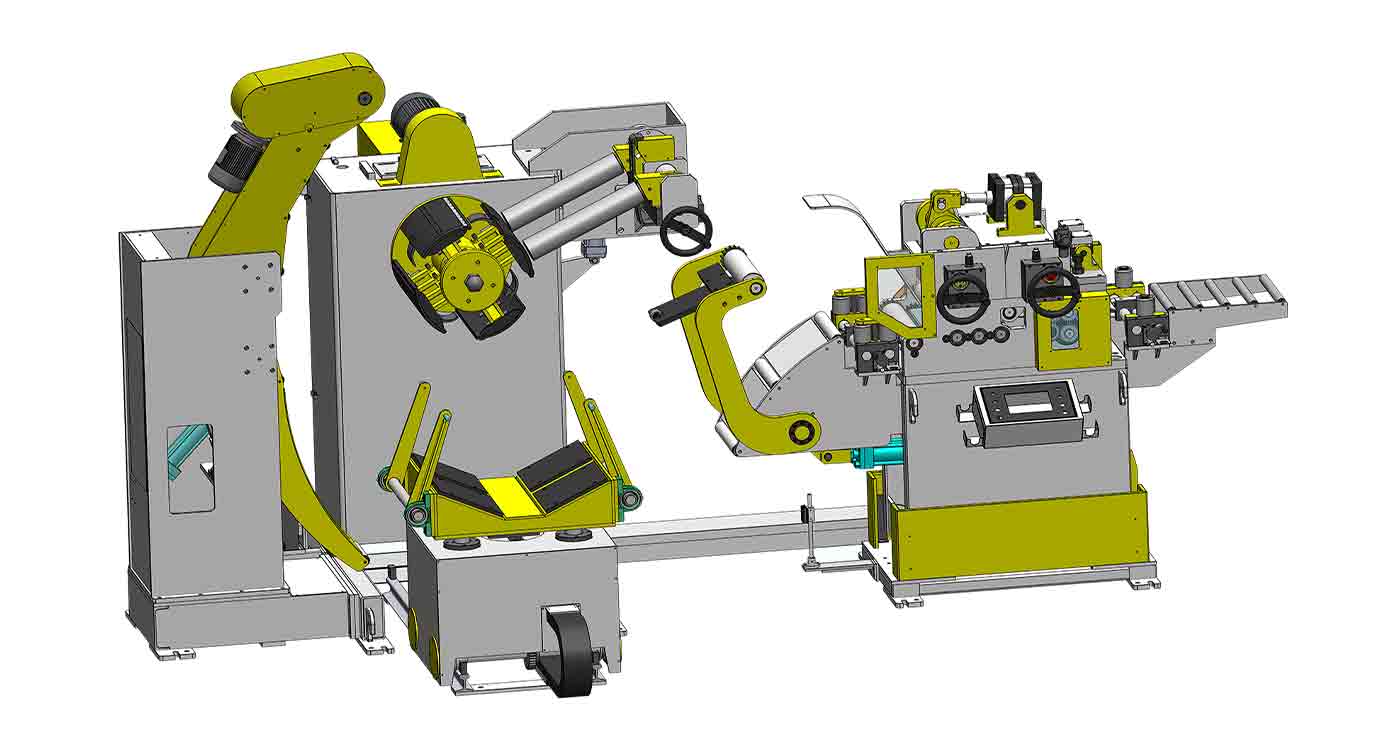 NCDSF3B 3 in 1 Decoiler Straightener Feeder (0.6~6.0)