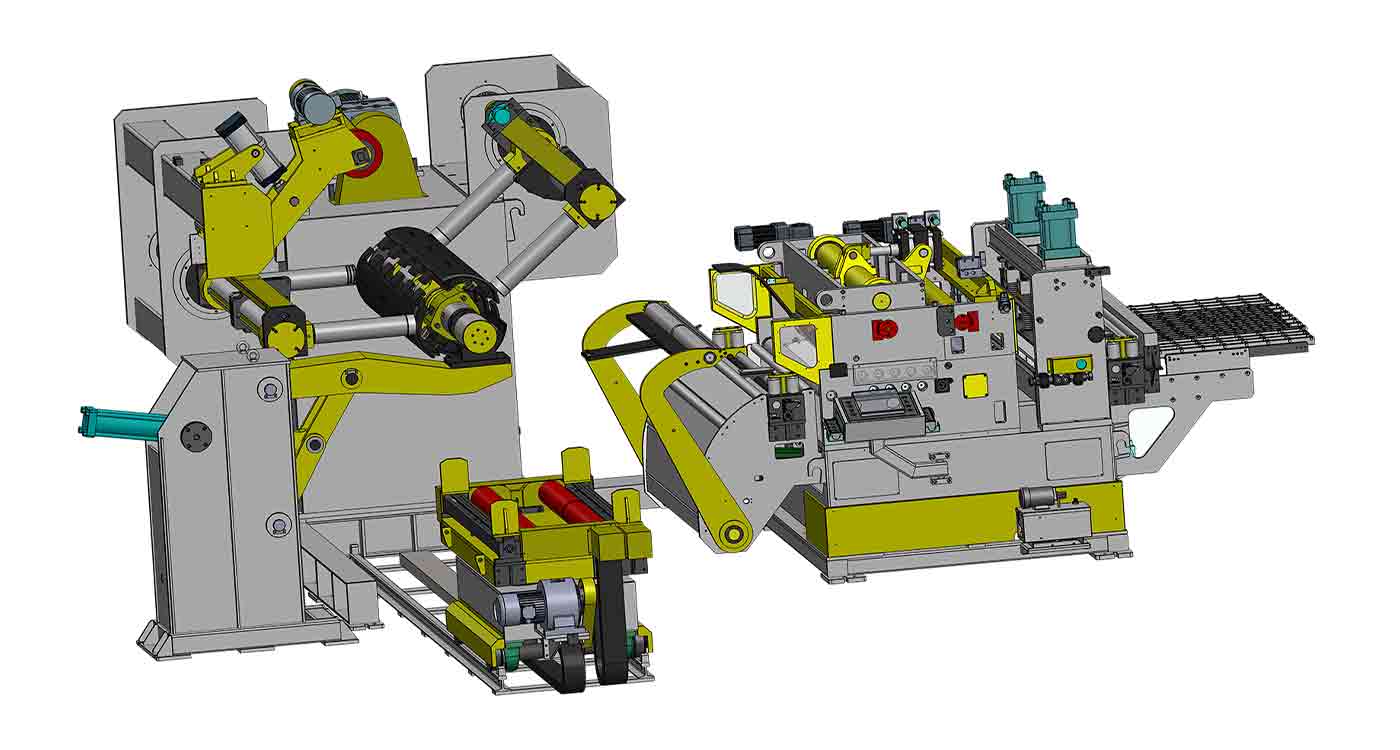 NCDSF4A 3 in 1 Decoiler Straightener Feeder (0.8~9.0)