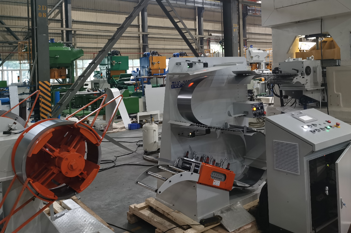 Streamlining Operations High-Strength Coil Feed Cut to Length Line